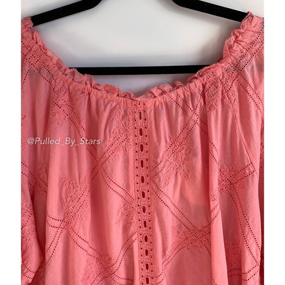 ODD MOLLY Clever Heart Flouncy Blouse in Soft Raspberry Pink - Size M - NWT! - Picture 6 of 16